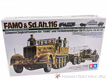 Сборная модель Тягач FAMO с прицепом 135