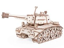 Деревянный конструктор Lemmo Танк Кадет, 392 детали
