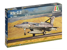 Сборная модель ITALERI 1408ИТ Самолет KFIR C2C7, 172
