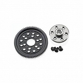 Прямозубая шестерня со втулкой, 72 зуба, PR PD7880