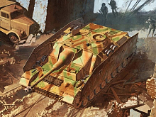 Сборная модель Самоходка StuGIV Среднее прово 135