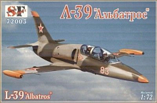Сборная модель Самолет Л-39 1/72