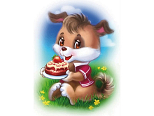 Алмазная мозаика 15х20 В день рождения 19 цветов