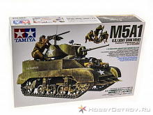 Сборная модель Амер танк М5А1 135