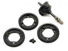 Дифференциал в сборе с шестернями, 1шт, ведомые шестерни 3шт