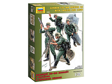 Сборная модель ZVEZDA Немецкий 120мм миномёт с расчетом и зарядным ящиком, 135