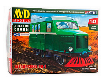 Сборная модель AVD Автодрезина ПД1, 143