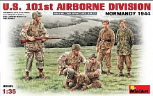 Сборная модель Американская 101я ВоздушноДесантная Дивизия Нормандия 1944 135
