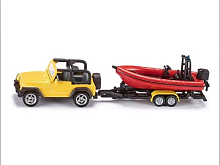 Джип с лодкой Siku 1658