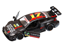 Машина АВТОПАНОРАМА MercedesAMG C 63 DTM, черный, 143, инерция, откр двери, вк 17,512,56,5