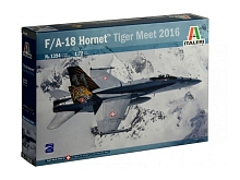 Сборная модель ITALERI 1394ИТ  Самолет FA18 HORNET в ливрее Tiger Meet 2016, 172