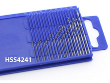 Минисверла, диаметр 0,3  1,6 мм, набор, 20 шт, HSS 4241, без покрытия, шт