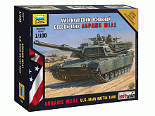 Сборная модель ZVEZDA Американский осн боевой танк Абрамс М1А1, 1100