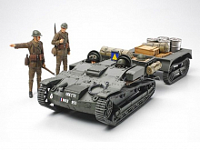 Склеиваемая модель Tamiya 135 Франц танкетка UE с прицепом пласттраки, 3 вар декалей