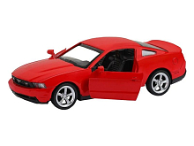 Машина АВТОПАНОРАМА Ford Mustang GT, красный, 143, инерция, откр двери, вк 17,512,56,5 см