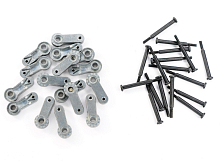 Рычаги подвески с осями для танка Taigen Tiger металл без резьбы