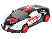 Радиоуправляемая машина AUTODRIVE скоростная для дрифта, 124, красный, 24G, 4WD, свет