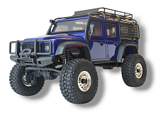 Радиоуправляемый краулер Remo Hobby OFFROAD синий 4WD 24G 118 RTR
