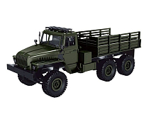 Радиоуправляемая автомодель MN MODEL советский военный грузовик 6WD 24G 116 RTR