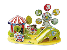 3D пазл из пенокартона ПАРК РАЗВЛЕЧЕНИЙ МИНИ СЕРИЯ 24 детали