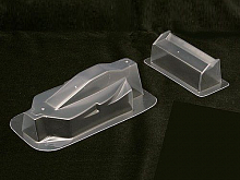 Кузов для 18B , Wing, Dirt Deflectors, clear 118 некрашеный AS21256