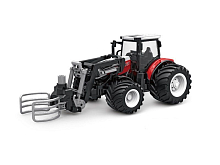 РУ фермерский трактор Korody с погрузчиком тюков, широкие колеса 124 24G 6CH RTR