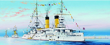 Сборная модель Русский броненосец Цесаревич 1904 г 1350