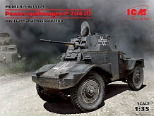 Сборная модель Германский бронеавтомобиль Panzerspahwagen P 204 f, 135