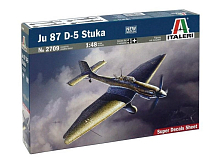 Сборная модель ITALERI 2709ИТ Самолет JU87 D5 STUKA, 148