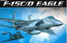 Сборная модель Самолет  F-15C/D EAGLE 1/48, шт