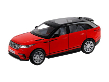 Машина АВТОПАНОРАМА Range Rover Velar, красный, 132, свет, звук, инерция, вк 17,512,56,5