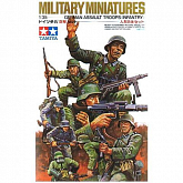 Сборная модель Немецкие пехота 8 фигур 135