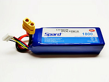 Аккумулятор Spard LiPo 1800mAh, 14,8V, 75C, XT60