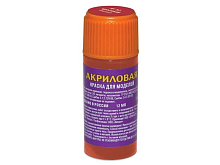 Краска ZVEZDA акриловая, красная алая, 12 мл