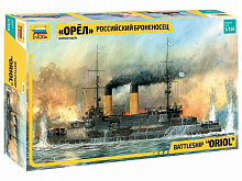 Сборная модель ZVEZDA Российский броненосец Орел, 1350