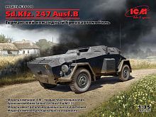 Сборная модель ICM SdKfz 247 AusfB, Германский бронеавтомобиль управления, 135