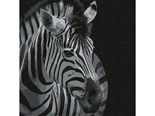 Картина по номерам 30Х30 ЗЕБРА 11 цветов