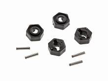 Гайка колесная шестигранная 15x102x8 мм, 4шт