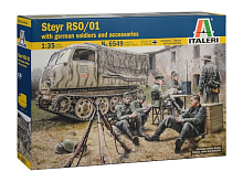 Сборная модель ITALERI 6549ИТ STEYR RSO01 with GERMAN SOLDIERS