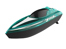 Радиоуправляемый катер Flytec V555 зеленый с подсветкой 24G RTR