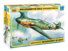 Сборная модель ZVEZDA Немецкий истребитель Мессершмитт BF109 F2, 148