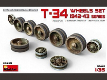 Сборная модель Набор КолесТ34  Серия 194243гг 135, шт