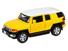 Машина АВТОПАНОРАМА Toyota FJ Cruiser,желтый, 132, свет, звук, инерция, вк 17,513,59 см