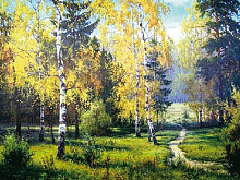 Картина по номерам 40х50 ПРИЩЕПА БЕРЕЗКИ 24 цвета