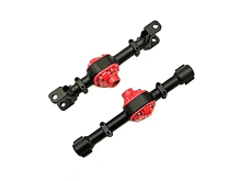 Металлические корпуса переднего и заднего мостов MN MODEL для моделей MN90, MN91 черный