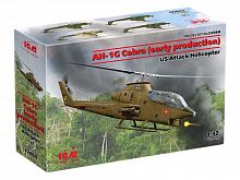 Сборная модель ICM AH-1G Cobra (раннего производства), Американский ударный вертолет, 1/32