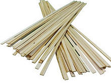 Деревянные рейки 1х4 мм, длина 300 мм, сосна, 50 шт