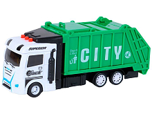 Машина AUTODRIVE Мусоровоз фрикционный, со светом и звуком, вк 23,5711 см