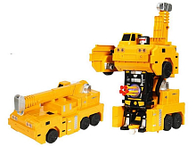 Радиоуправляемый трансформер MZ автокран 2381PF 114, стреляет присосками