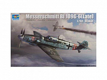 Сборная модель Самолет  Мессершмитт Bf 109G6поздний 132